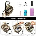 thumbnail image 5 of FORMRS Crossbody Bag for Women Shoulder Cell Phone Purse with Zipper, Brown Floral, 5 of 7
