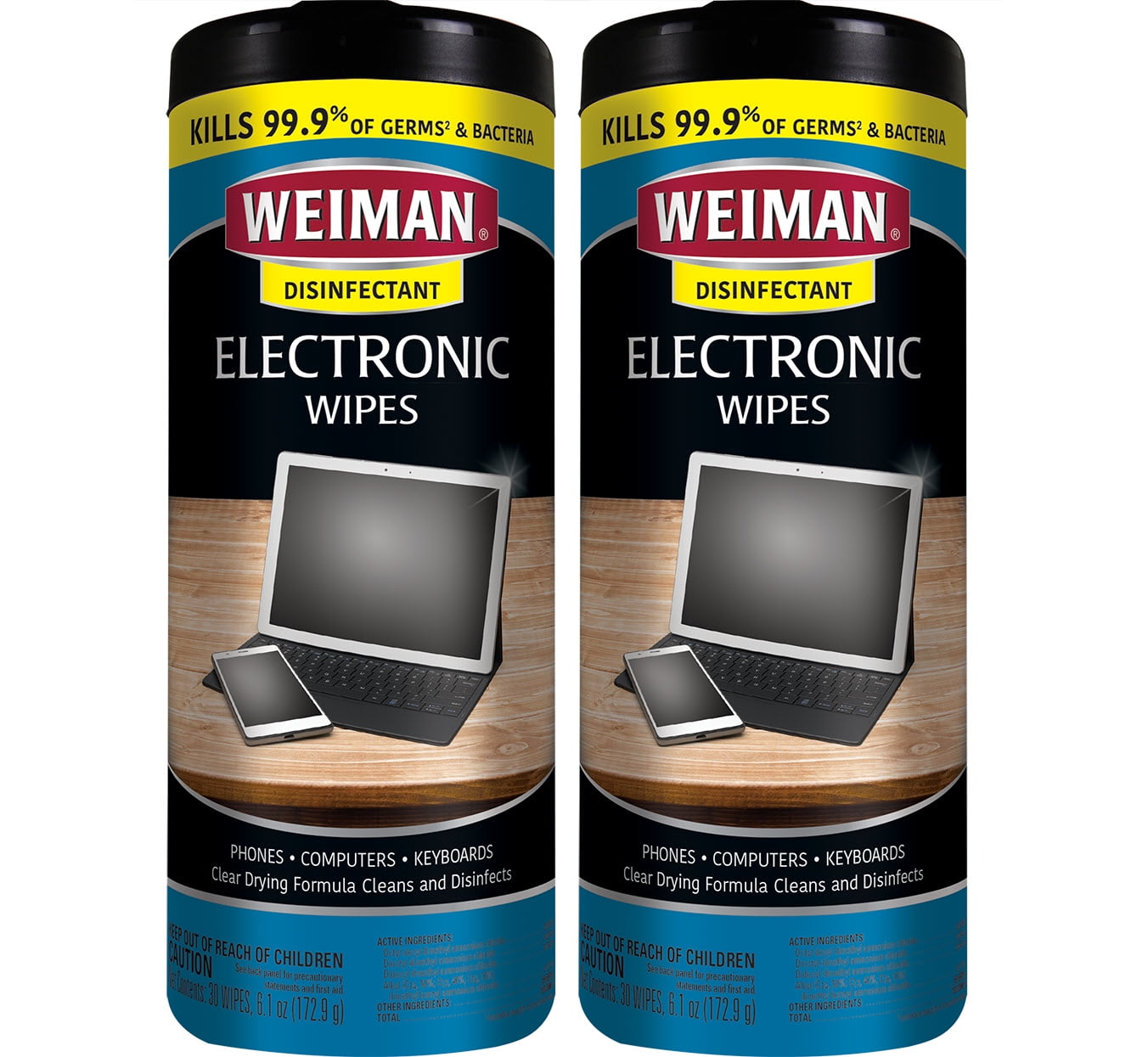 Weiman Electronic Cleaner Wipes Safely Clean Your Laptop, Computer