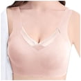 thumbnail image 1 of Lencería sin costuras de malla para mujer: camiseta deportiva sexy para yoga, con fruncido y soporte en la espalda, tirantes ajustables, material de nailon y spandex. Nota: consulte la tabla de tal, 1 of 5