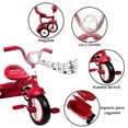 thumbnail image 2 of Triciclo para Niños THE BABY SHOP plegable Con luz y sonido 2 a 4 años rojo, 2 of 11