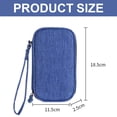 thumbnail image 2 of Reemplazo del estuche de viaje para el cargador inalámbrico, bolsa de almacenamiento del cargador del cable de datos de los auriculares portátil, 2 of 5