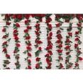 thumbnail image 5 of Morttic 2 Pack 8FT Artificial Fake Rose Vine Garland Artificial Flowers Plants for Hotel Wedding Home Party Garden Craft Art Decor,Red, 5 of 9