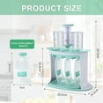 thumbnail image 3 of Yolispa Fresh Squeeze Station for Homemade Baby Food and Purees, No Food Splashing, Reusable Fruit Puree Pouch Filling Maker with 5 Portable Bags Pouch Filling Station for Homemade Semi-Solid Food, 3 of 14