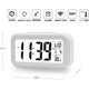 thumbnail image 3 of LEDAlarmaReloj digitalPosponerPosponerActivado porLuz del sensorRetroiluminaciónFechaPantalla de temperatura (Blanco), 3 of 5