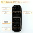 thumbnail image 3 of Interruptor de ventana eléctrica del lado izquierdo delantero 1Pc de Unique Bargains para Porsche Panamera 2017-2020 No.971959858E, 3 of 7