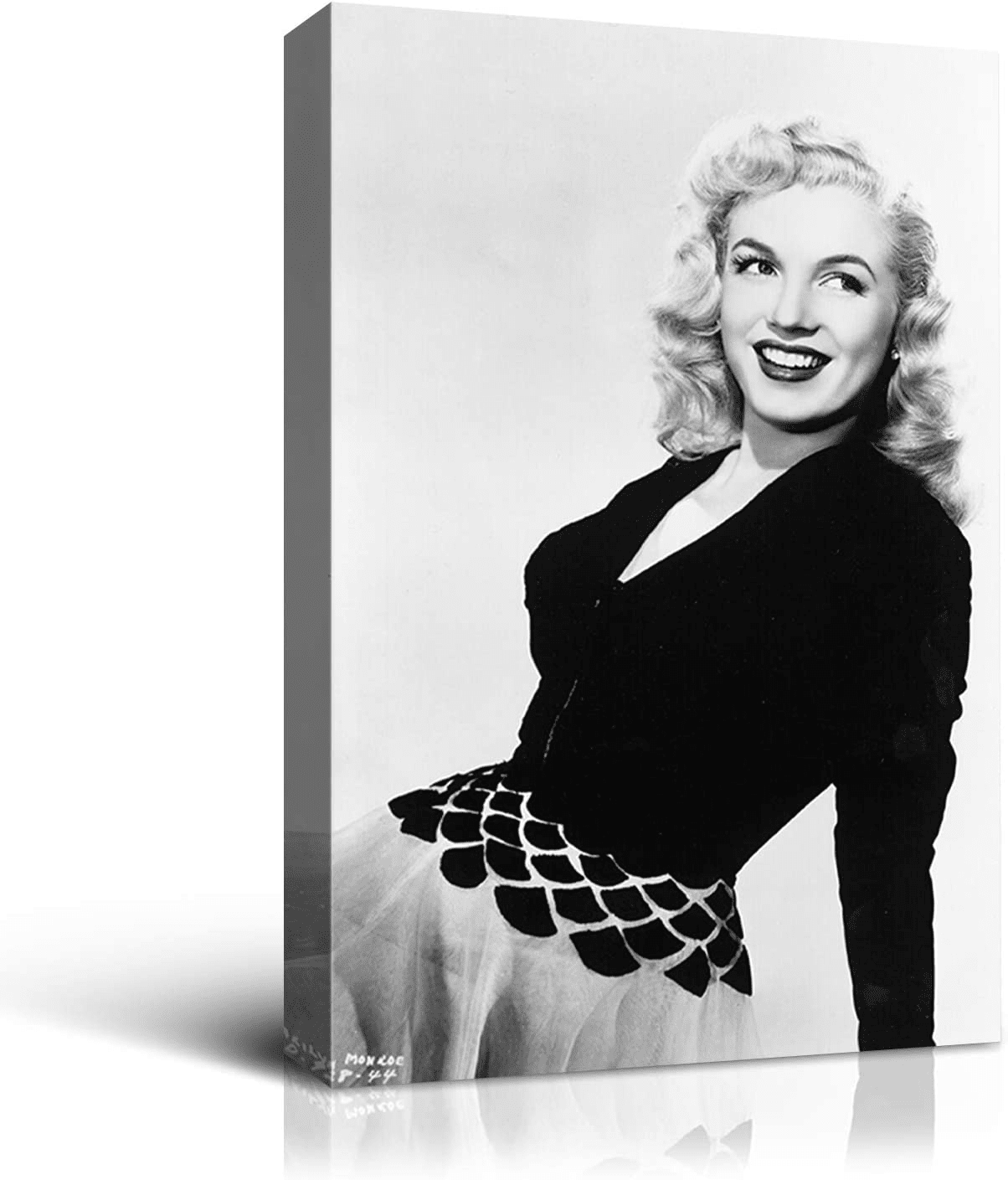 Marilyn Monroe Star Fabic Silk Canvas Poster Picture Wall Art Print 24x32 inch 