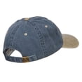 thumbnail image 4 of Hiking Shoe Patched Two Tone Washed Cap - Navy Khaki OSFM, 4 of 5