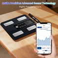 thumbnail image 3 of GE Smart Body Fat Scale 8 Electrode - Bluetooth, BMI, Muscle, Water, Digital, Black, 3 of 12
