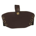 thumbnail image 3 of koolsoo Motorcycle Pedal Gear Shoe Boot Protector Pad Leather Protection Brown, 3 of 6