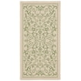 thumbnail image 3 of Safavieh Courtyard Nanda Botanical Indoor/Outdoor Area Rug, Natural/Olive, 4' x 5'7", 3 of 14