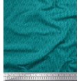 thumbnail image 1 of Soimoi Green Modal Satin Fabric Brush Stroke Abstract Print Fabric by the Yard 42 Inch Wide, 1 of 3