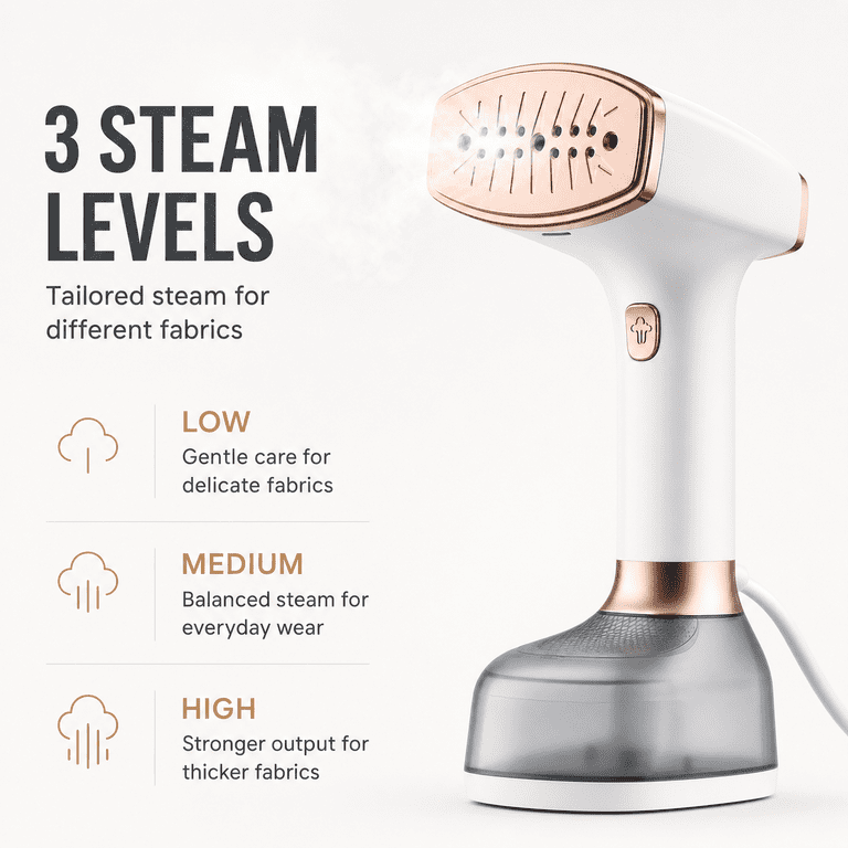 Amumu Handheld Garment Steamer, 1200W photo 6