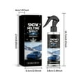 thumbnail image 2 of 100ml Windshield Deicer Spray, Fast Acting Ice Melter for Car Glass and Mirrors, Anti-Freeze Protection Up to -30°C, Safe for Auto Paint and Rubber Seals, Easy Spray Application, 2 of 9