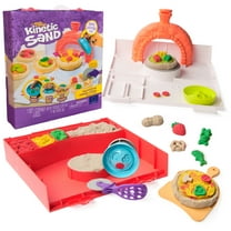 Kinetic Sand, SquishPizza Activity Playset with 1lb Play Sand & 5 Tools