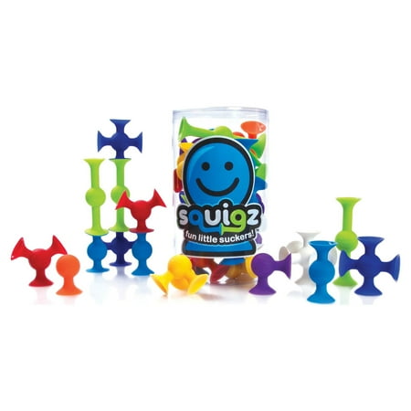 UPC: 0811802020536 | Fat Brain Squigz 24 piece starter set 020536
