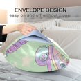 thumbnail image 4 of Yayeee Pillowcase Standard Size Set of 2 Satin Wrinkle Resistant Pillow Case, Purple Skates, 4 of 8