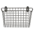 thumbnail image 3 of Spectrum Diversified Vintage Steel Cabinet & Wall-Mounted Basket, Industrial Gray, 3 of 11