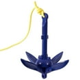 thumbnail image 5 of 4-tine Rowing Boats Folding Anchor Small Boat Anchor Marine Rope Kit For Canoe Boat Marine Sailboat Watercraft Fishing Acc ,Long Lasting, 5 of 5