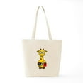 thumbnail image 6 of CafePress - Book Worm Giraffe Cartoon Tote Bag - Unisex Canvas Tote Bag, Beige, 1-Piece, 6 of 7