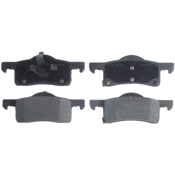 Raybestos Brakes SGD935M Brake Pad Service Grade OE Replacement; Semi-Metallic