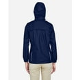 thumbnail image 3 of CORE365 78185 Women's Climate Seam-Sealed Lightweight Variegated Ripstop Jacket-Classic Navy-S, 3 of 5