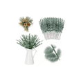 thumbnail image 1 of 24 Piezas Tallos De Eucalipto BELUG Decoración Hojas Artificiales, 1 of 5