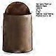 thumbnail image 5 of Wood Grain Bathroom Garbage Can with Swing Top Lid Large Capacity Rotating, 5 of 5