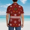 thumbnail image 6 of Goofa Merry Christmas Hawaiian Shirt for Men, Unisex Summer Beach Casual Short Sleeve Button Down Shirts,Aloha Tropical Floral print shirt-Small, 6 of 9