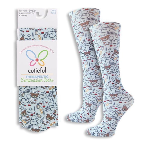 Knee High Compression Socks that are CUTE! Feel Good & Look Cute Too!