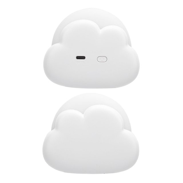 Linda Luz Nocturna, Lámpara de Noche Recargable de USB Portátil para la Hábitacia de Los Niones