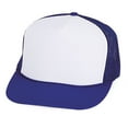 thumbnail image 6 of Classic Trucker Baseball Hats Caps Foam Mesh Blank Solid Two Tone Snapback Adult Youth, 6 of 48