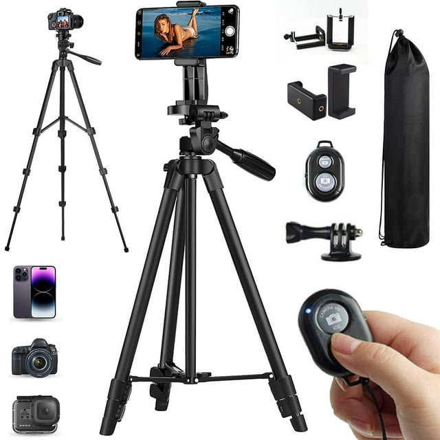 Tripie Estabilizador Celular 106cm con Obturador Remoto Bluetooth y Bolsa de Transporte