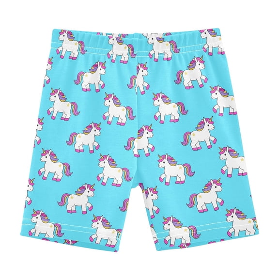 joogoo Unicorn Cute Girls Lined Shorts Bike Dance Bottoms 6T