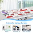 thumbnail image 5 of Ironing Mat Portable Ironing Blanket for Table Top Travel Ironing Pad for Washer Dryer 27.6" x 47.2" Red Mushrooms Pattern, 5 of 6