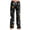 Black #011, variant on Halloween Pajama Pants for Women Candy Castle Print Elastic Waist Fashion Lounge Pants Bone Novelty Pjs Bottoms S