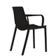 thumbnail image 3 of Set de 4 Sillas de Exterior de PVC con Reposabrazos Resistentes a la Intemperie para Jardín, Terraza y Cafetería – EKE Life Home, 3 of 6