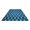 thumbnail image 3 of Nourison Portico Indoor/Outdoor Trellis Traditional Navy 8' x 10'6" Area Rug, (8' x 11'), 3 of 7