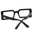 thumbnail image 5 of Women Silver Rhinestone Black Reading Glasses 3.00 Ladies Square Anti-Blue Light Readers +3.00 strength, 5 of 6