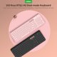 thumbnail image 2 of Teclado Irfora MIIIW Teclado de oficina de modo dual inalámbrico BT y 2.4GHz de 102 teclas con soporte de goma suave integrado Compatible con múltiples sistemas Blanco Irfora Teclado, 2 of 2