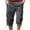 Gray, variant on JUUYY Mens Summer Fashion Casual Sports Multi-pockets Pants Solid Knee Lenght Cargo Shorts Gray 40