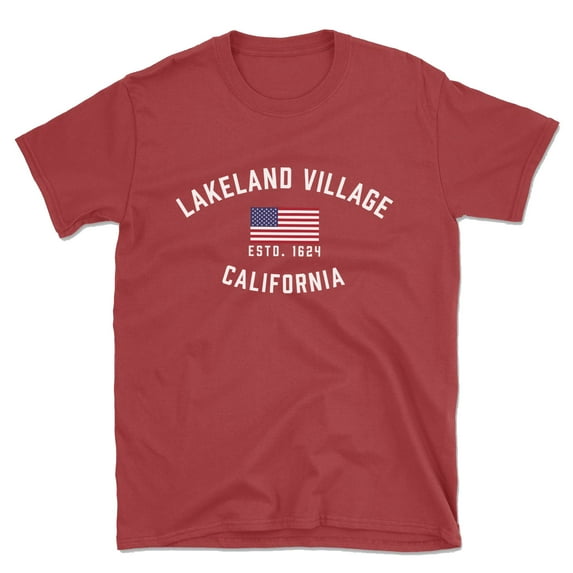 Lakeland Village California Patriot Men's Cotton T-Shirt