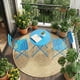 thumbnail image 2 of QinaQin Juego bistró para patio con mesa plegable y 2 sillas, estructura metálica con recubrimiento en polvo, ideal para jardín, balcón o terraza, 2 of 8