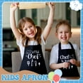 thumbnail image 5 of AOWOO 4Pcs Kids Apron and Chef Hat Set, Adjustable Kitchen Cooking Child Aprons with 2 Pockets Dress up Gift for Girls Boys Baking Cooking Painting Art Gardening Funny Aprons, 5 of 7