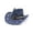 Navy, variant on Straw Hat , Bucket Hats for Men , Girls Beach Hat Stylish Summer Western Cowboy Hat for Women and Men Breathable Shapeable Straw Sun Hat with Hollow Design