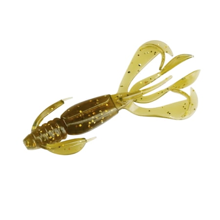 10Pcs Soft Shrimp Fishing Lures Artificial Crustacean Worm Baits for Bass and Trout Saltwater and Freshwater Fishing Gear Realistic Soft Plastic Bait Brown
