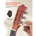 thumbnail image 2 of KFFKFF Classical Guitar, 38 Inch, Wood Classical Guitar Starter Kit for Beginners, with Nylon Strings, Gig Bag, Strap, Tuner, Extra Strings, 2 of 9