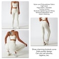 thumbnail image 3 of Leggings De Entrenamiento, Pantalones De Yoga Elásticos Suaves Con Elevación De Cadera Transpirables Para Mujeres Para Correr En Bicicleta, 3 of 6