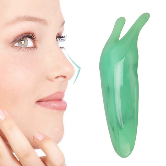 Outil pour le Nez Gua Sha, Booster Guasha Réduit les Poches Circulation Sanguine pour Soin du Nez Vert