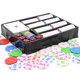 thumbnail image 5 of Juego de fichas de póquer Juego de fichas de póquer de 200 piezas Juego de póquer Fichas de casino J CACAGOO Juego de fichas de póquer, 5 of 7
