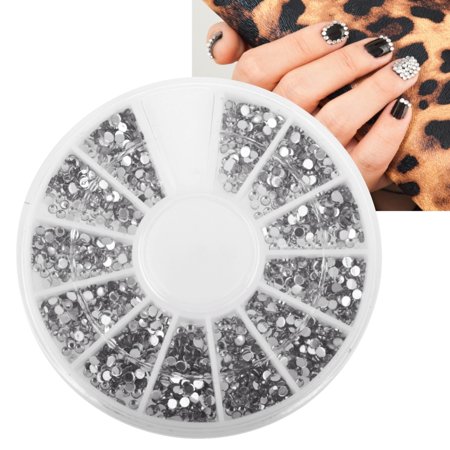 Cc 3d Nail Art Zodaca Nail Art Tips 1.5mm 3D Crystal Giltter Bling Rhinestones Decoration Manicure Beauty 1200pcs ()